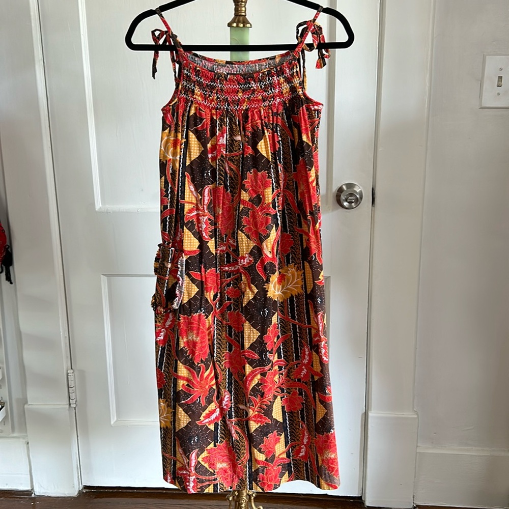 Vintage Artsy Cotton Dress